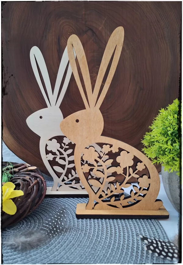 PĒC PASŪTĪJUMA. Dekors Zaķis, izmērs 24x13x3cm, cena 3,50 Eur. 